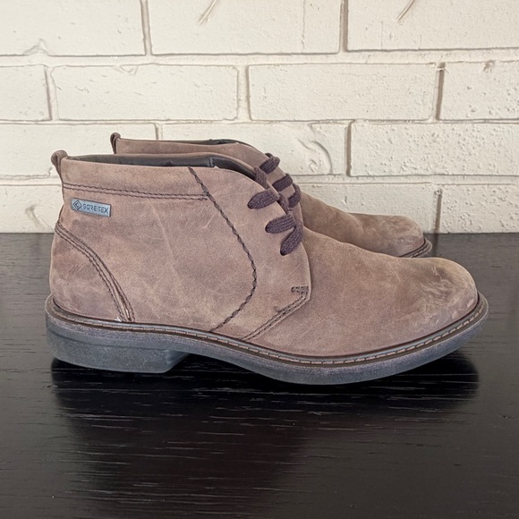 ECCO Men\'s Turn GTX Chukka Boot Waterproof Size 39 EU Brown Nubuck Gorpcore main image 7